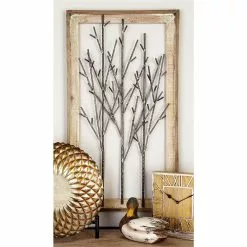 Grayson Lane 20-in X 36-in Brown Metal Contemporary Wall Decor 7 Grayson Lane 20-in X 36-in Brown Metal Contemporary Wall Decor -GRAYSON LANE SHOP 330940729 AlternateImage2