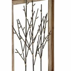 Grayson Lane 20-in X 36-in Brown Metal Contemporary Wall Decor 8 Grayson Lane 20-in X 36-in Brown Metal Contemporary Wall Decor -GRAYSON LANE SHOP 330940729 AlternateImage5