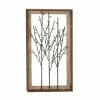 Grayson Lane 20-in X 36-in Brown Metal Contemporary Wall Decor