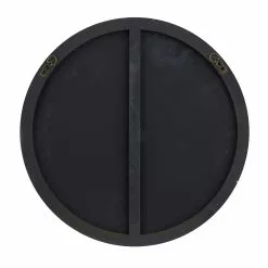 Grayson Lane 24-in X 24-in Round Gold Contemporary Framed Wall Mirror