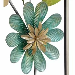 Grayson Lane 12-in X 35-in Green MetalTraditional Floral Wall Decor - Set Of 2 -GRAYSON LANE SHOP 330940757 AlternateImage5