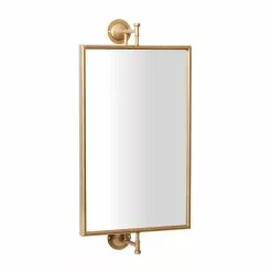 Grayson Lane 14-in X 28-in Rectangle Gold Contemporary Framed Wall Mirror -GRAYSON LANE SHOP 330940768 AlternateImage5