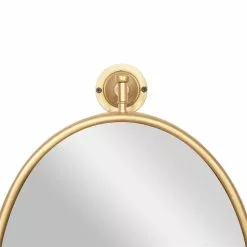 Grayson Lane 15-in X 29-in Oval Gold Contemporary Framed Wall Mirror -GRAYSON LANE SHOP 330940769 AlternateImage4