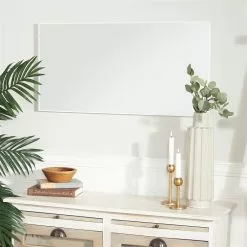 Grayson Lane 36-in X 18-in Rectangle White Framed Wall Mirror -GRAYSON LANE SHOP 330940774 AlternateImage1