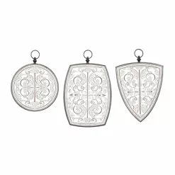 Grayson Lane 23-in X 24-in X 19-in White Wooden Farmhouse Wall Decor - Set Of 3 7 Grayson Lane 23-in X 24-in X 19-in White Wooden Farmhouse Wall Decor - Set Of 3 -GRAYSON LANE SHOP 330940778 MainImage 001