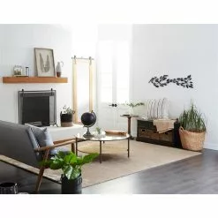 Grayson Lane 21-in X 17-in Brown Wood Round Accent Table -GRAYSON LANE SHOP 330940782 AlternateImage8