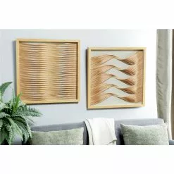 Grayson Lane 20-in X 20-in Brown Wood Framed Coastal Style Abstract Wall Art - Set Of 2 10 Grayson Lane 20-in X 20-in Brown Wood Framed Coastal Style Abstract Wall Art - Set Of 2 -GRAYSON LANE SHOP 330940790 AlternateImage2