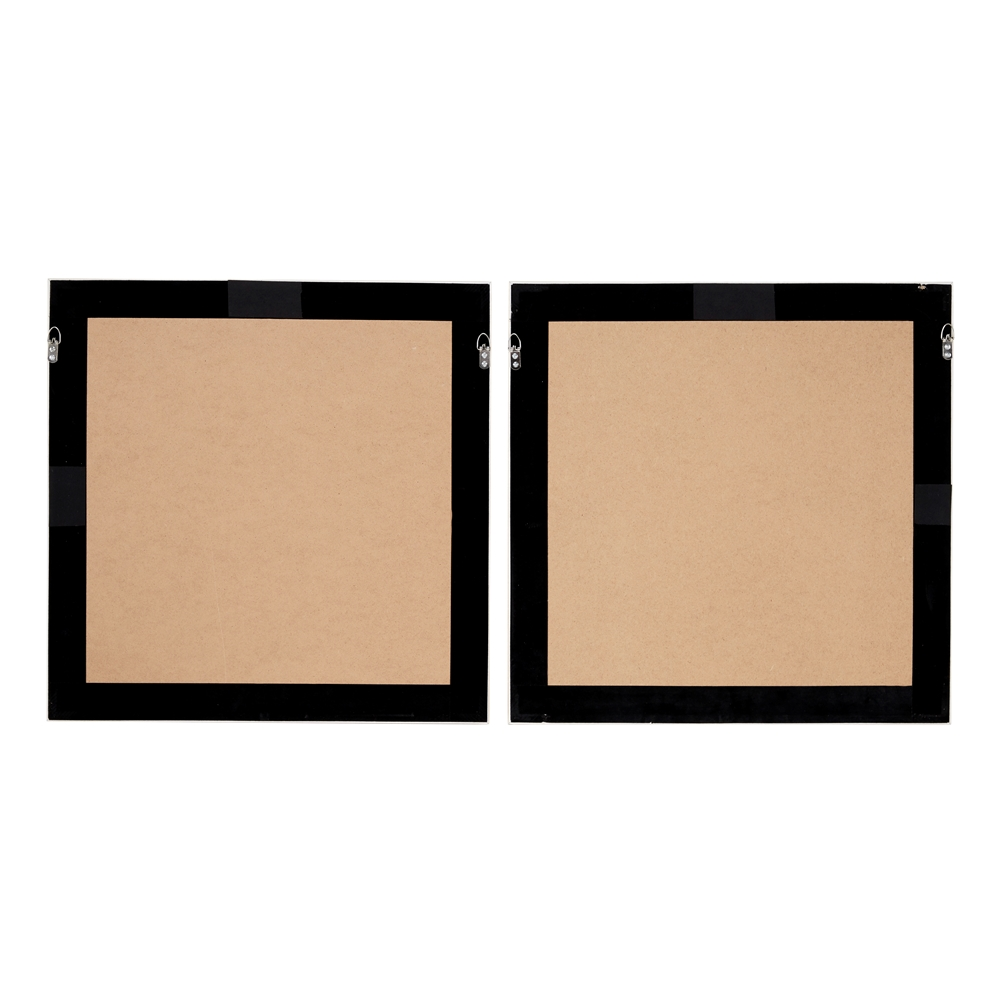 Grayson Lane 20-in X 20-in Brown Wood Framed Coastal Style Abstract Wall Art - Set Of 2 2 Grayson Lane 20-in X 20-in Brown Wood Framed Coastal Style Abstract Wall Art - Set Of 2 - Image 2