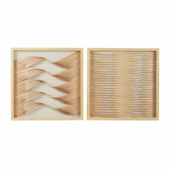 Grayson Lane 20-in X 20-in Brown Wood Framed Coastal Style Abstract Wall Art - Set Of 2 13 Grayson Lane 20-in X 20-in Brown Wood Framed Coastal Style Abstract Wall Art - Set Of 2 -GRAYSON LANE SHOP 330940790 MainImage 001