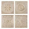 Grayson Lane 17-in X 17-in Gold Metal Eclectic Wall Decor - Set Of 4