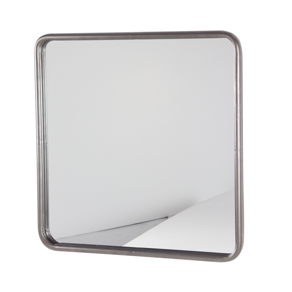 Grayson Lane 30-in X 30-in Square Grey Contemporary Framed Wall Mirror 5 Grayson Lane 30-in X 30-in Square Grey Contemporary Framed Wall Mirror - Image 5