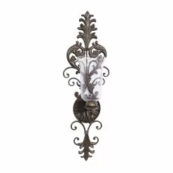 Grayson Lane 31-in X 10-in Bronze Rustic Wall Mount Candle Holder 13 Grayson Lane 31-in X 10-in Bronze Rustic Wall Mount Candle Holder -GRAYSON LANE SHOP 330940819 AlternateImage5