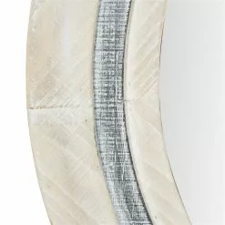 Grayson Lane 34-in X 34-in Round White Farmhouse Framed Wall Mirror -GRAYSON LANE SHOP 330940847 AlternateImage3