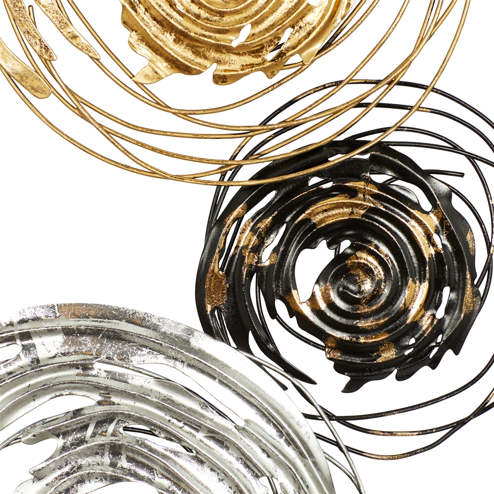 Grayson Lane 14-in X 36-in Gold Metal Contemporary Wall Decor - Set Of 2 3 Grayson Lane 14-in X 36-in Gold Metal Contemporary Wall Decor - Set Of 2 - Image 3