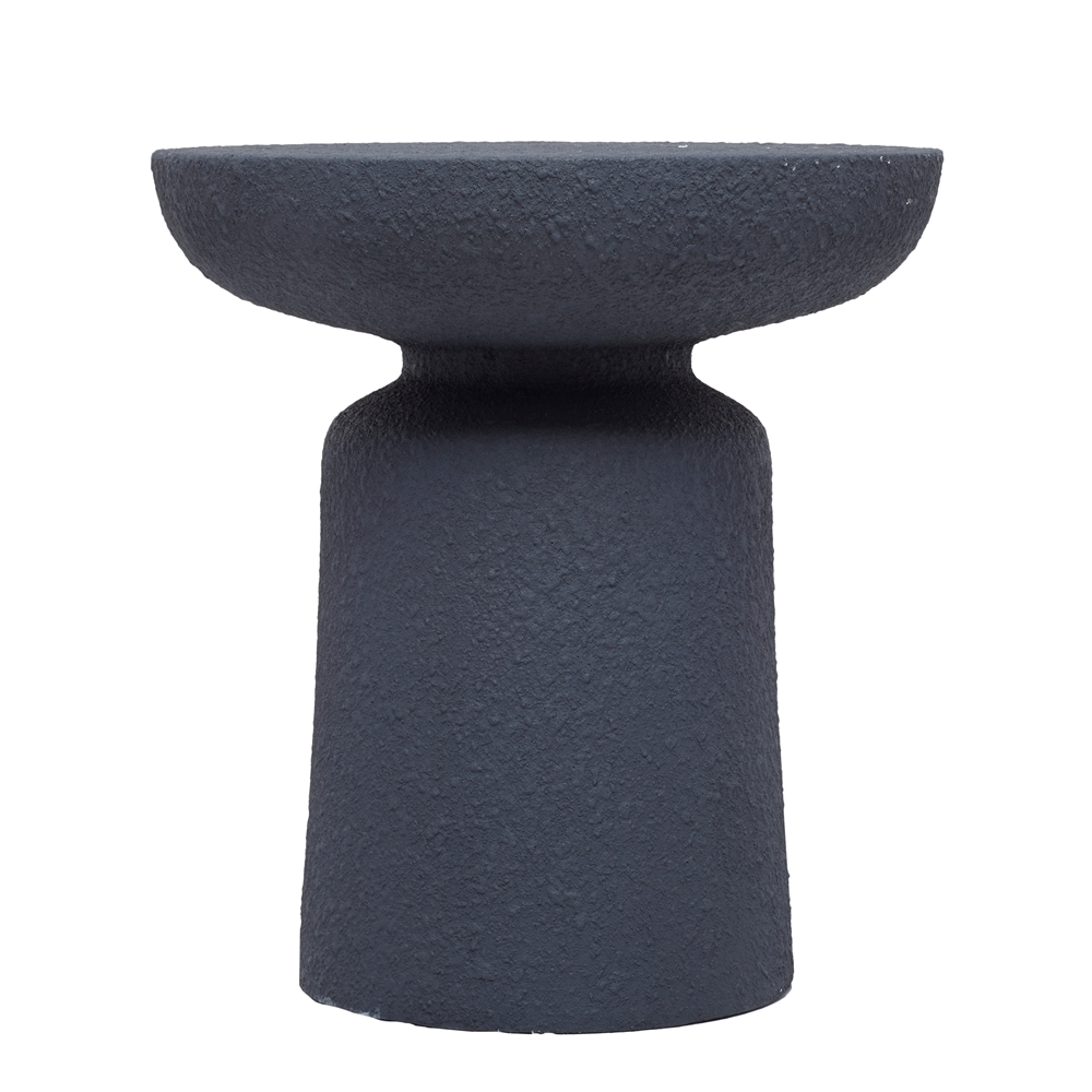 Grayson Lane Modern Blue Round Outdoor Ottoman 4 Grayson Lane Modern Blue Round Outdoor Ottoman - Image 4