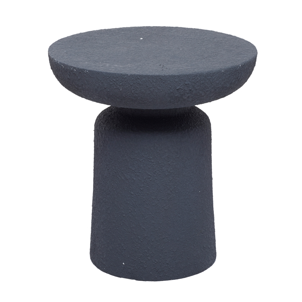 Grayson Lane Modern Blue Round Outdoor Ottoman 5 Grayson Lane Modern Blue Round Outdoor Ottoman - Image 5