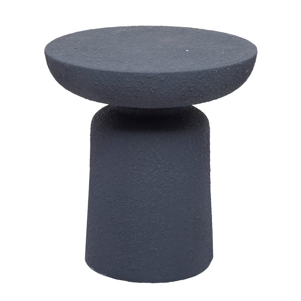 Grayson Lane Modern Blue Round Outdoor Ottoman 6 Grayson Lane Modern Blue Round Outdoor Ottoman - Image 6