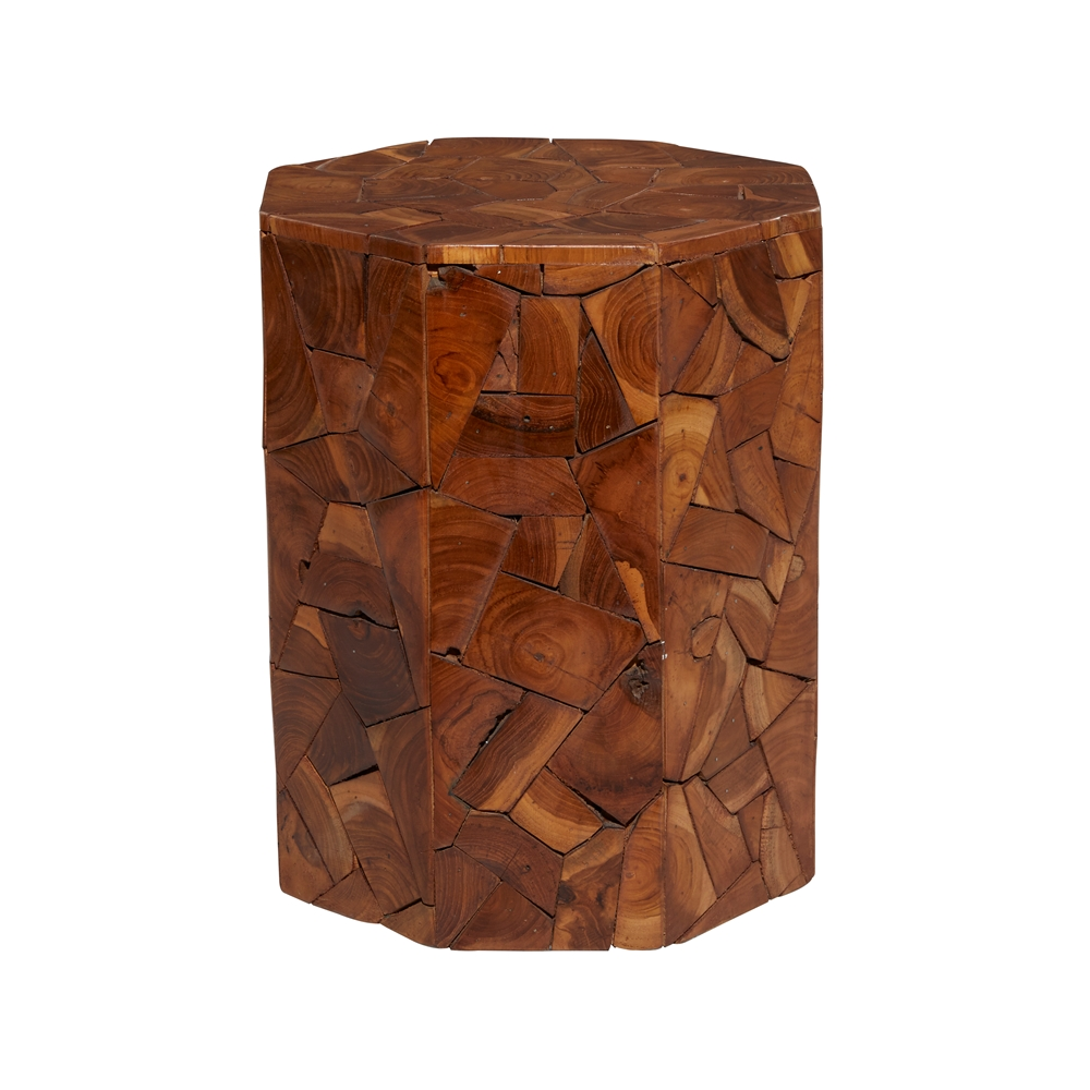 Grayson Lane 13-in X 17-in Brown Wood Octagon Accent Table 1 Grayson Lane 13-in X 17-in Brown Wood Octagon Accent Table
