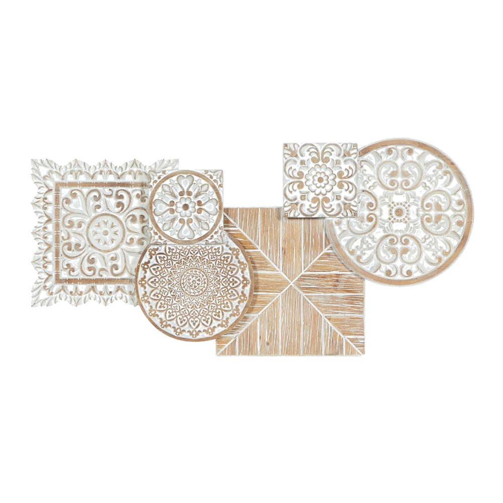 Grayson Lane 17-in X 36-in X 2-in Farmhouse Wall Decor Brown Wood 1 Grayson Lane 17-in X 36-in X 2-in Farmhouse Wall Decor Brown Wood