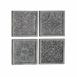 Grayson Lane 18-in X 18-in Farmhouse Wall Decor In Brown Metal - Set Of 4 -GRAYSON LANE SHOP 330940928 AlternateImage7