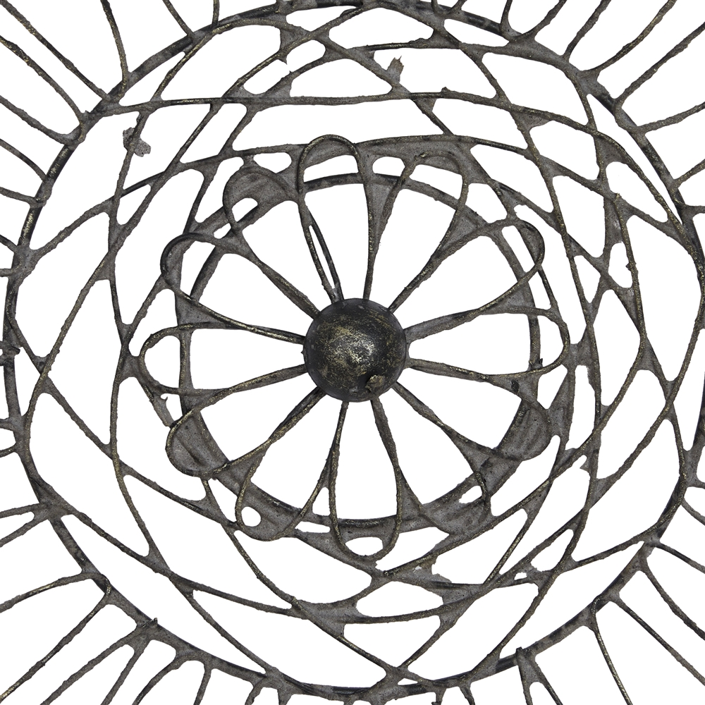 Grayson Lane 14-in 18-in 20-in Black Metal Eclectic Style Wall Decor - Set Of 3 5 Grayson Lane 14-in 18-in 20-in Black Metal Eclectic Style Wall Decor - Set Of 3 - Image 5