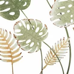 Grayson Lane 30-in X 30-in Green Iron Modern Wall Decor