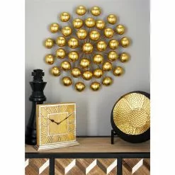 Grayson Lane 24-in X 24-in Gold Metal Glam Ornamental Wall Decor 9 Grayson Lane 24-in X 24-in Gold Metal Glam Ornamental Wall Decor -GRAYSON LANE SHOP 330940936 AlternateImage2