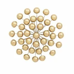 Grayson Lane 24-in X 24-in Gold Metal Glam Ornamental Wall Decor 10 Grayson Lane 24-in X 24-in Gold Metal Glam Ornamental Wall Decor -GRAYSON LANE SHOP 330940936 MainImage 001