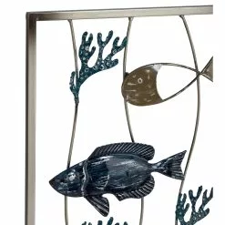Grayson Lane 11-in X 29-in Blue Metal Coastal Fish Wall Decor - Set Of 2 10 Grayson Lane 11-in X 29-in Blue Metal Coastal Fish Wall Decor - Set Of 2 -GRAYSON LANE SHOP 330940947 AlternateImage5