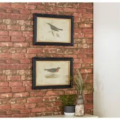 Grayson Lane 19-in X 13-in Black Wood Framed Farmhouse Cottage Birds Wall Art - Set Of 2 -GRAYSON LANE SHOP 330940954 AlternateImage1