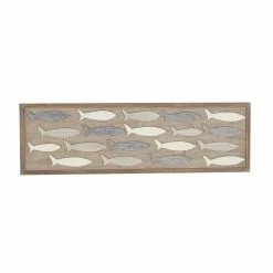 Grayson Lane 13-in X 42-in Grey Wooden Coastal Fish Wall Decor -GRAYSON LANE SHOP 330940957 MainImage 001