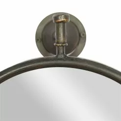 Grayson Lane 29-in X 15-in Oval Black Industrial Framed Wall Mirror -GRAYSON LANE SHOP 330940967 AlternateImage4