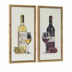 Grayson Lane 20-in X 40-in Brown Wood Framed Farmhouse Wine Wall Art - Set Of 2 13 Grayson Lane 20-in X 40-in Brown Wood Framed Farmhouse Wine Wall Art - Set Of 2 -GRAYSON LANE SHOP 330940979 AlternateImage5