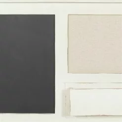 Grayson Lane 24-in X 28-in White Wooden Farmhouse Abstract Wall Decor