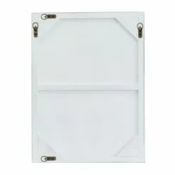 Grayson Lane 24-in X 18-in Rectangle White Contemporary Framed Wall Mirror 9 Grayson Lane 24-in X 18-in Rectangle White Contemporary Framed Wall Mirror -GRAYSON LANE SHOP 330941002 AlternateImage7