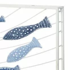 Grayson Lane 24-in X 40-in X 2-in Blue Metal Coastal Wall Decor 11 Grayson Lane 24-in X 40-in X 2-in Blue Metal Coastal Wall Decor -GRAYSON LANE SHOP 330941007 AlternateImage5