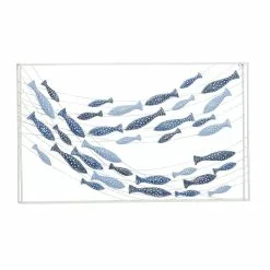 Grayson Lane 24-in X 40-in X 2-in Blue Metal Coastal Wall Decor 9 Grayson Lane 24-in X 40-in X 2-in Blue Metal Coastal Wall Decor -GRAYSON LANE SHOP 330941007 MainImage 001
