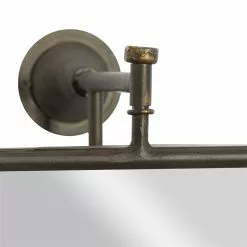 Grayson Lane 28-in X 14-in Rectangle Black Industrial Framed Wall Mirror 8 Grayson Lane 28-in X 14-in Rectangle Black Industrial Framed Wall Mirror -GRAYSON LANE SHOP 330941029 AlternateImage4