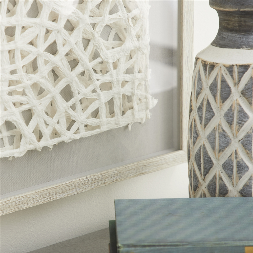 Grayson Lane 24-in X 24-in Gold Wooden Natural Shadow Box Art 3 Grayson Lane 24-in X 24-in Gold Wooden Natural Shadow Box Art - Image 3