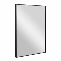 Grayson Lane 24-in X 18-in Rectangle Black Contemporary Framed Wall Mirror 9 Grayson Lane 24-in X 18-in Rectangle Black Contemporary Framed Wall Mirror -GRAYSON LANE SHOP 330941050 AlternateImage5