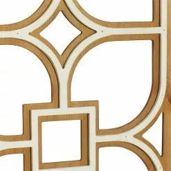 Grayson Lane 16-in X 18-in Brown Wooden Farmhouse Wall Decor - Set Of 2