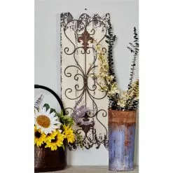 Grayson Lane 32-in X 11-in White Wooden Rustic Wall Decor - Set Of 2 -GRAYSON LANE SHOP 330941108 AlternateImage2
