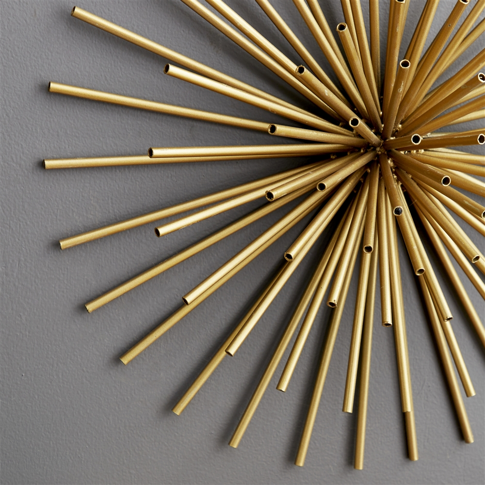 Grayson Lane 16-in X 20-in X 24-in Gold Metal Contemporary Wall Decor - Set Of 3 5 Grayson Lane 16-in X 20-in X 24-in Gold Metal Contemporary Wall Decor - Set Of 3 - Image 5