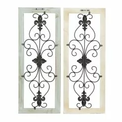 Grayson Lane 12-in X 30-in Multicoloured Wooden Rustic Wall Decor - Set Of 2 11 Grayson Lane 12-in X 30-in Multicoloured Wooden Rustic Wall Decor - Set Of 2 -GRAYSON LANE SHOP 330941123 AlternateImage8