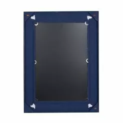 Grayson Lane 31-in X 23-in Rectangle Blue Contemporary Framed Wall Mirror -GRAYSON LANE SHOP 330941133 AlternateImage5