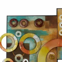 Grayson Lane 17-in X 36-in Multicolour Wooden Modern Wall Decor