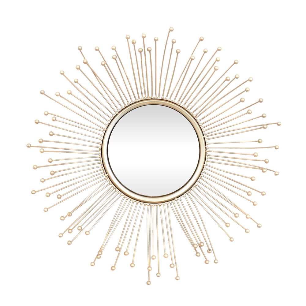 Grayson Lane Round Gold Framed Wall Mirror - Set Of 3 5 Grayson Lane Round Gold Framed Wall Mirror - Set Of 3 - Image 5