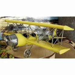 Grayson Lane 9-in H X 21-in W Vintage Metal Plane Wall Accent -GRAYSON LANE SHOP 330941186 AlternateImage3