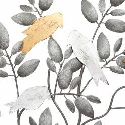 Grayson Lane 18-in H X 37-in W Birds Metal Wall Accent