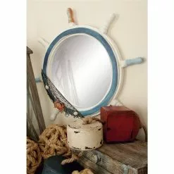 Grayson Lane 24.5-in L X 24.5-in W Round White Framed Wall Mirror -GRAYSON LANE SHOP 330941210 AlternateImage1